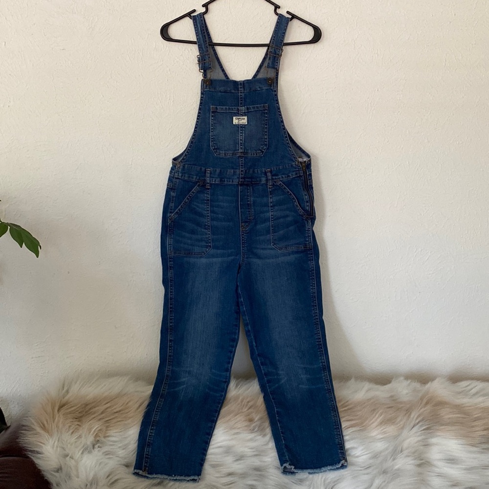 OshKosh B'gosh Blue Jean Bibs size 14